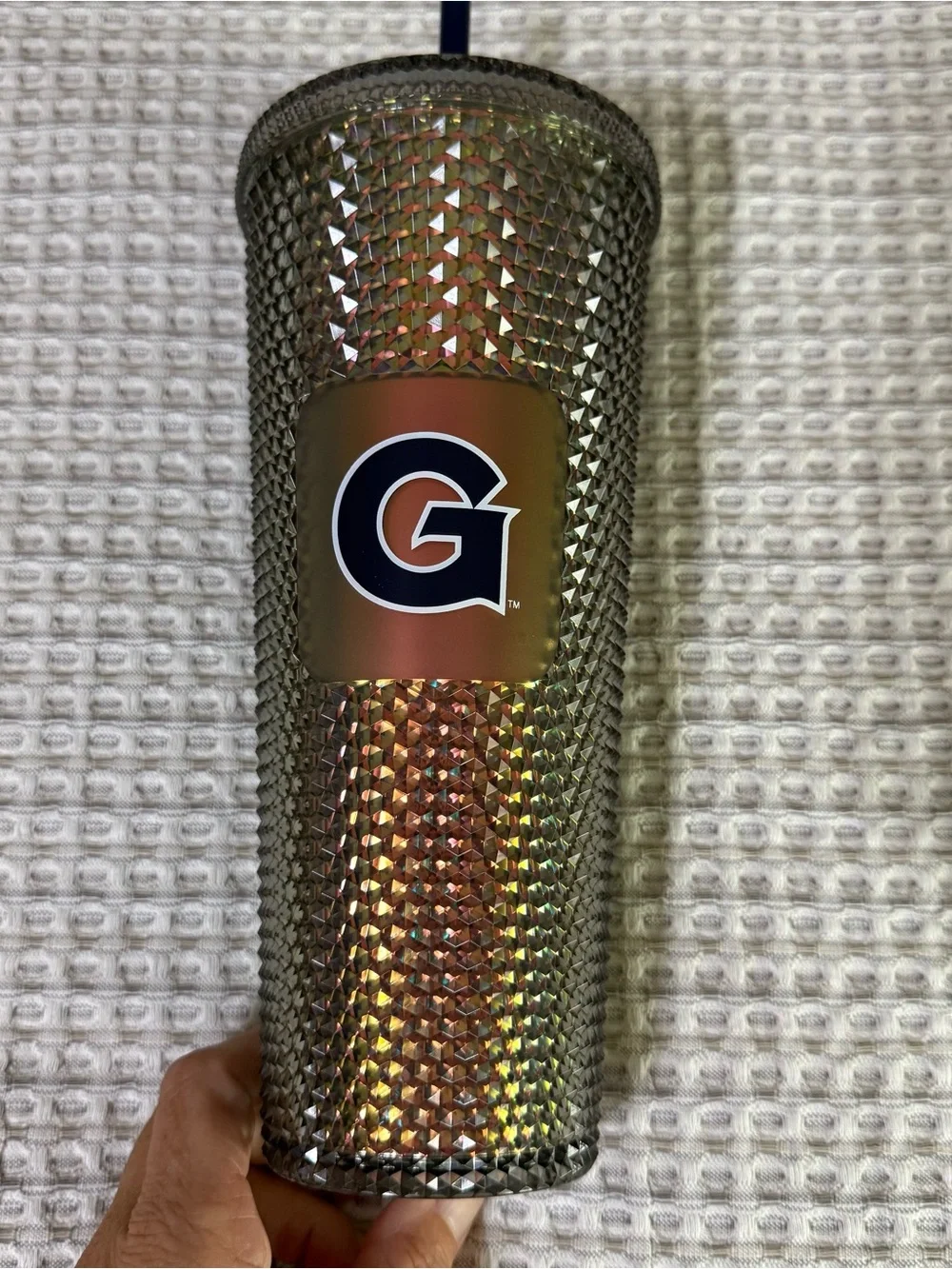 New Starbucks Been There Campus Collection Georgetown Studded Tumbler 24oz Straw